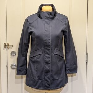 Mia Melon XL Navy Blue Barn Coat